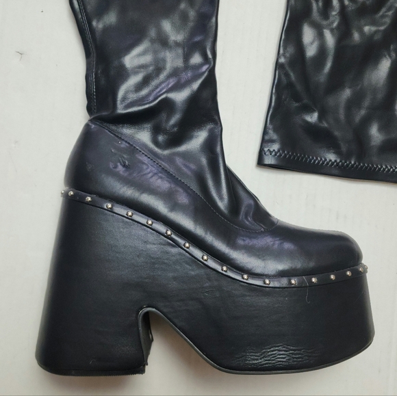 Nasty Gal Platform Tall Boots - Picture 3 of 11